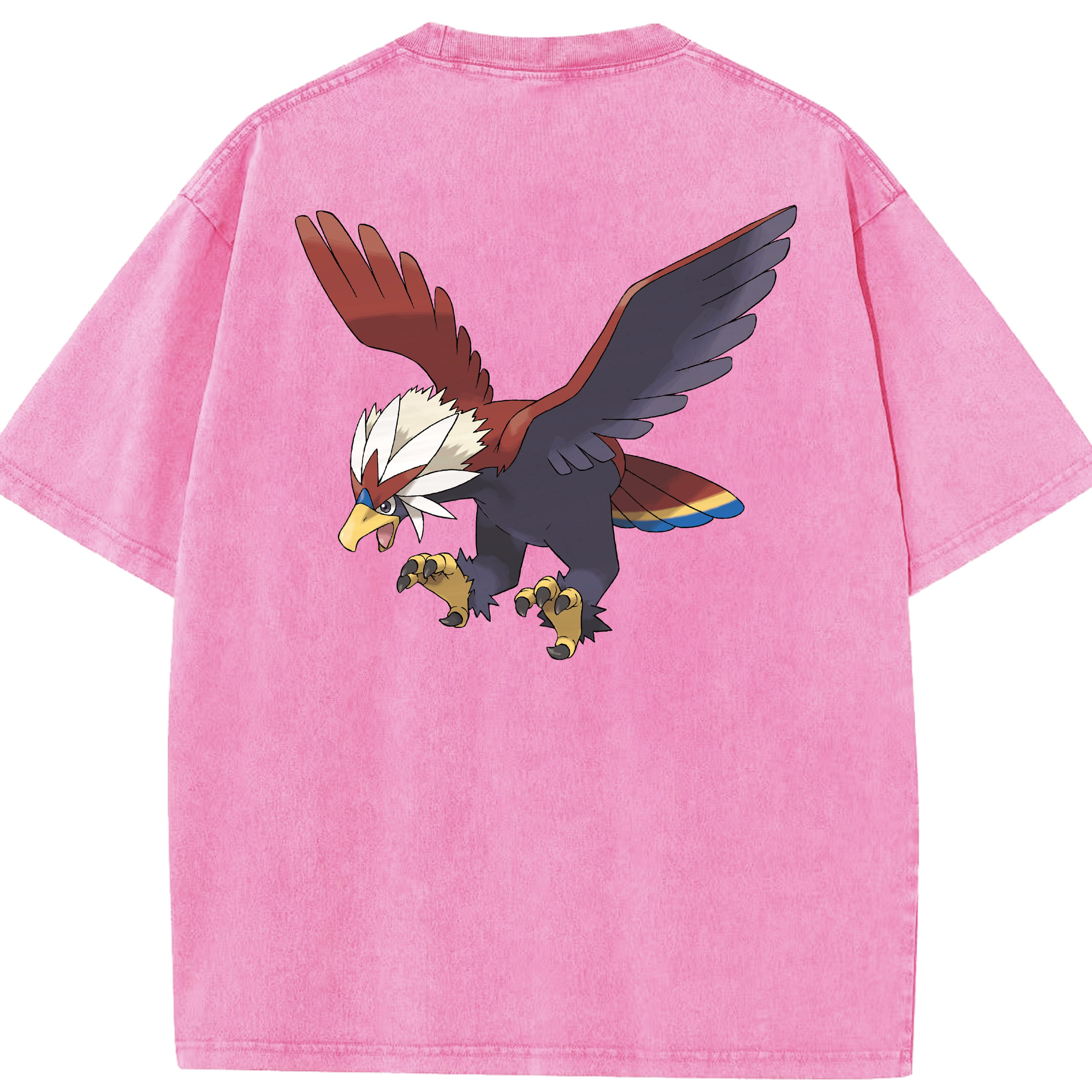 （画像用） ポケットモンスター Pokémon 綿100% ヴィンテージ風 半袖Tシャツ（背面プリント）